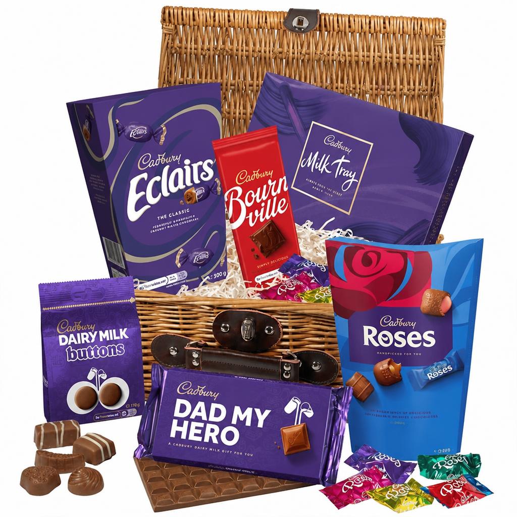 Cadbury "Dad My Hero" Chocolate Basket