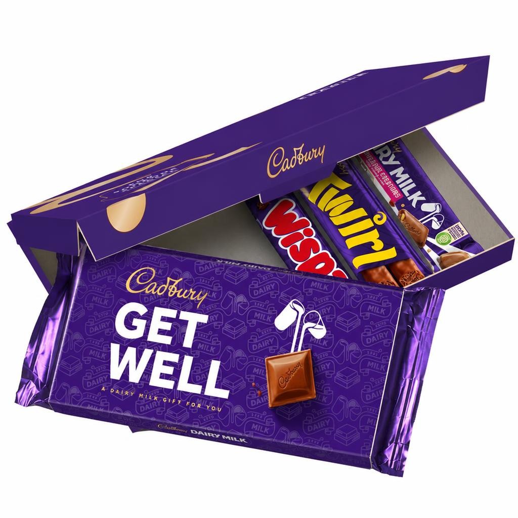 Cadbury Get Well Soon Letterbox Chocolate Gift