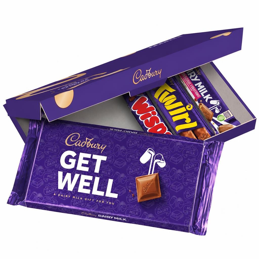 Cadbury Get Well Soon Letterbox Chocolate Gift