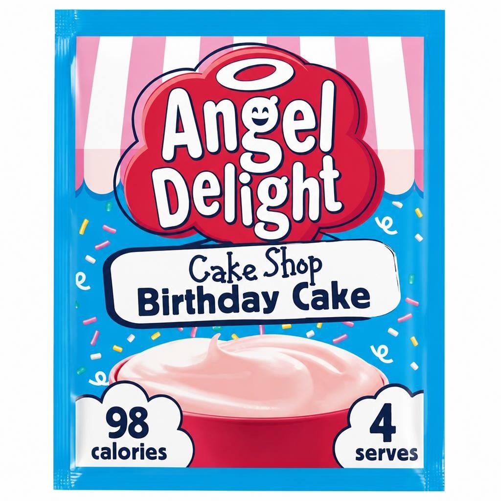 Angel Delight Cake Shop 59g Birthday Cake Flavour Dessert Mix Kit