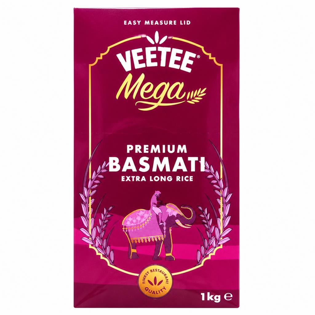 Veetee Mega 1kg Premium Extra Long Basmati Rice
