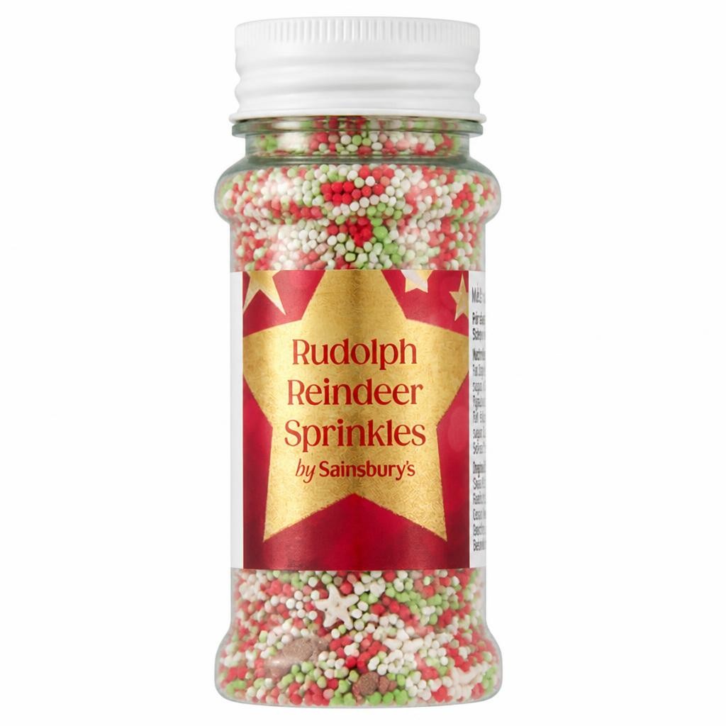 Sainsbury's 75g Rudolph Reindeer Sprinkles