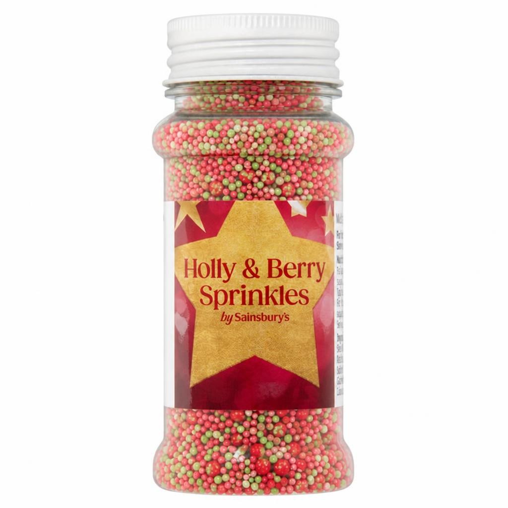 Sainsbury's 70g Holly & Berry Sprinkles