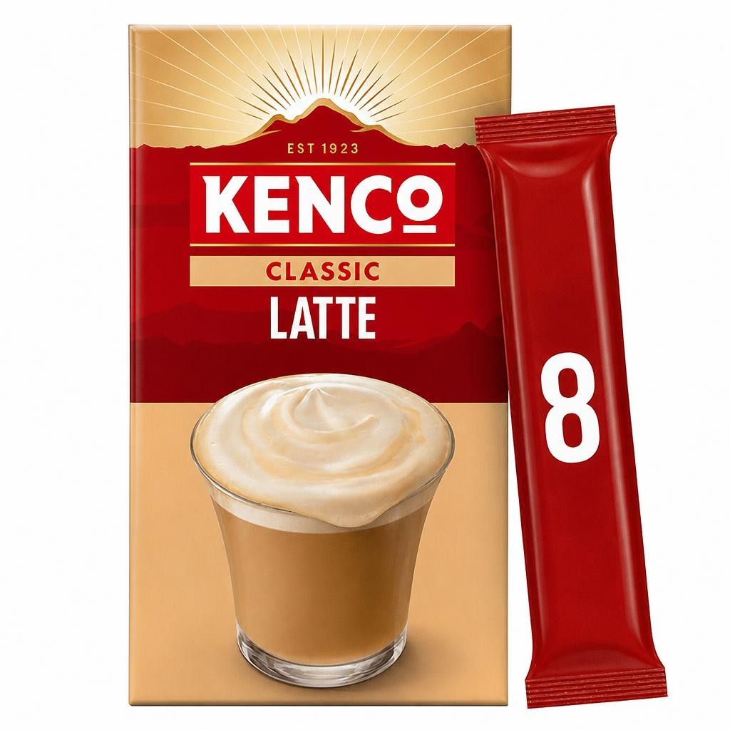Kenco Latte Instant Coffee Sachets 130.4g