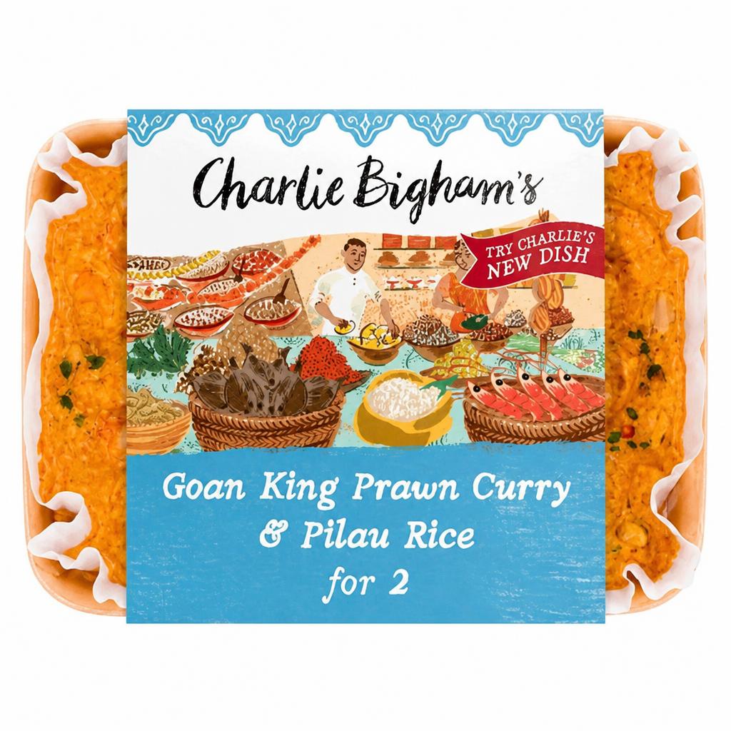 Charlie Bigham's Goan King Prawn Curry & Pilau Rice