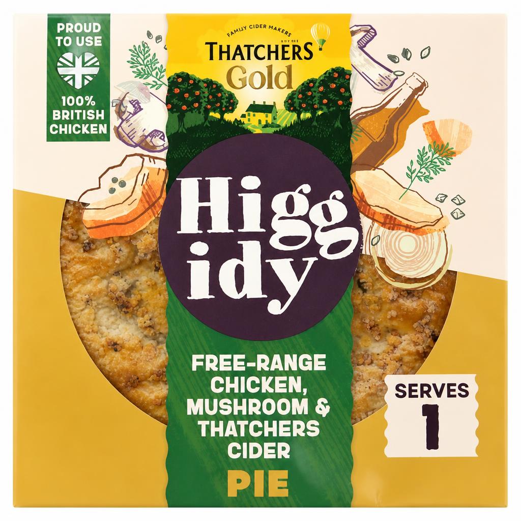 Higgidy Chicken and Thatchers Cider Pie