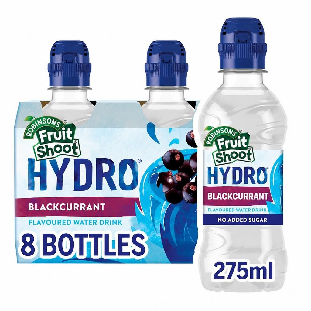 Fruit Shoot Hydro Blackcurrant Kids Water Drink 8x275ml