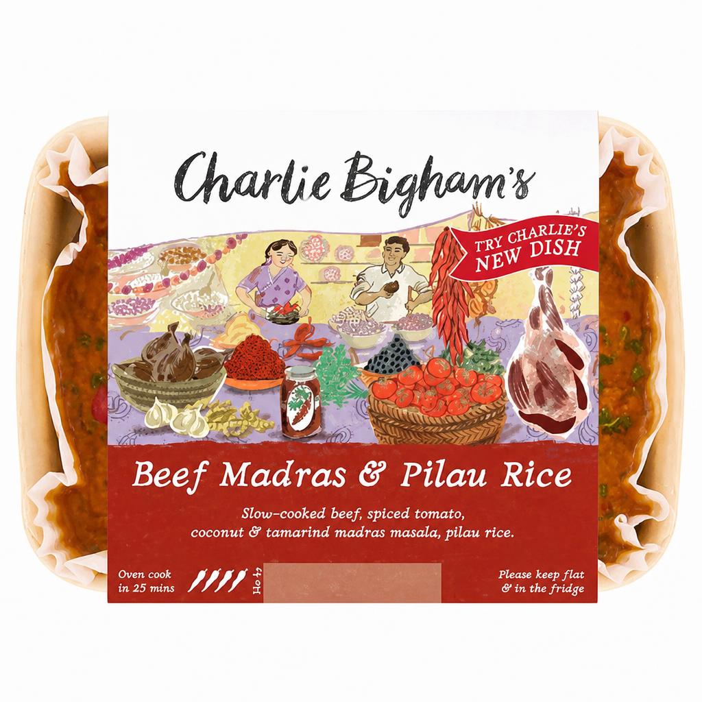 Charlie Bigham's Beef Madras & Pilau Rice