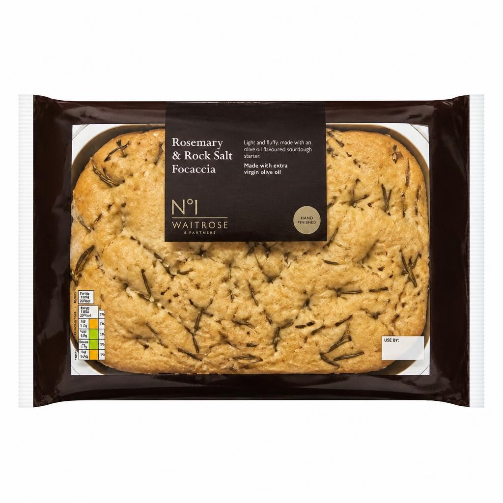 Waitrose No.1 Rosemary & Sea Salt Focaccia