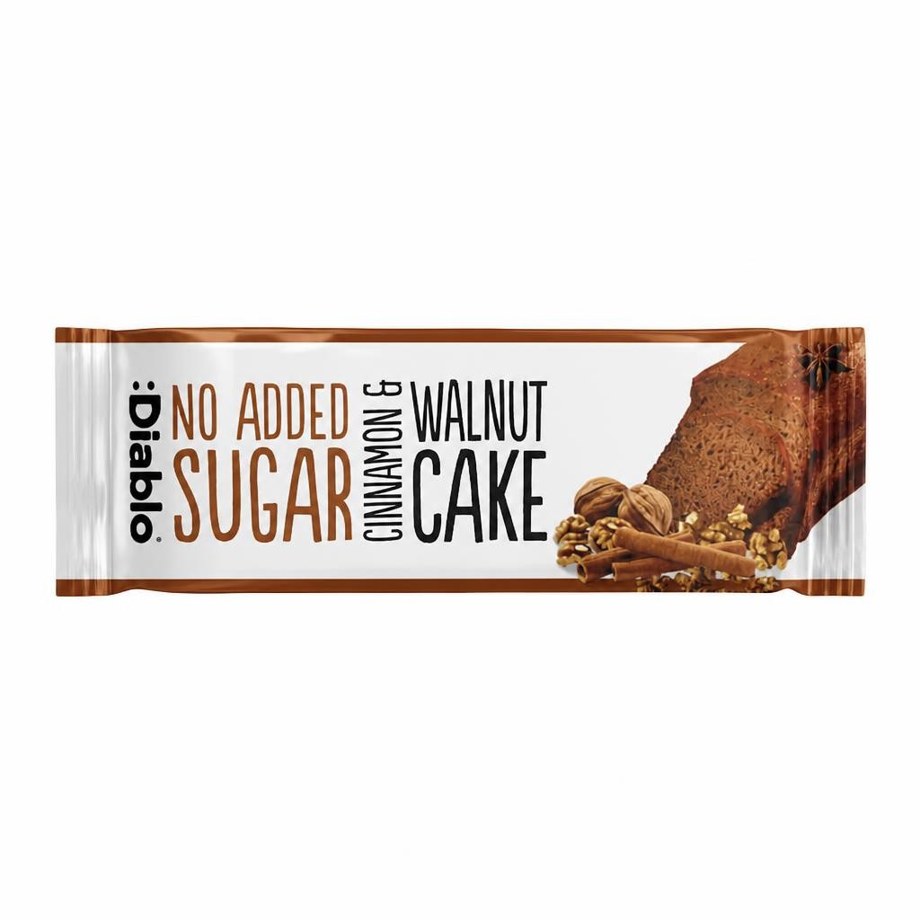 Diablo No Added Sugar Cinnamon and Walnut Cake 200g