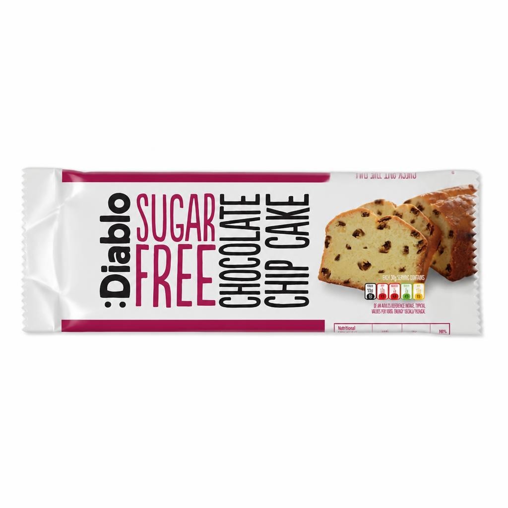 Diablo Sugar Free Chocolate Chip Cake 200g