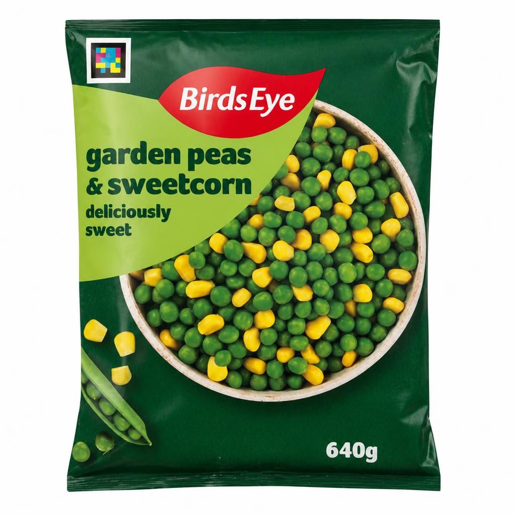 Birds Eye Garden Peas & Sweetcorn 640g