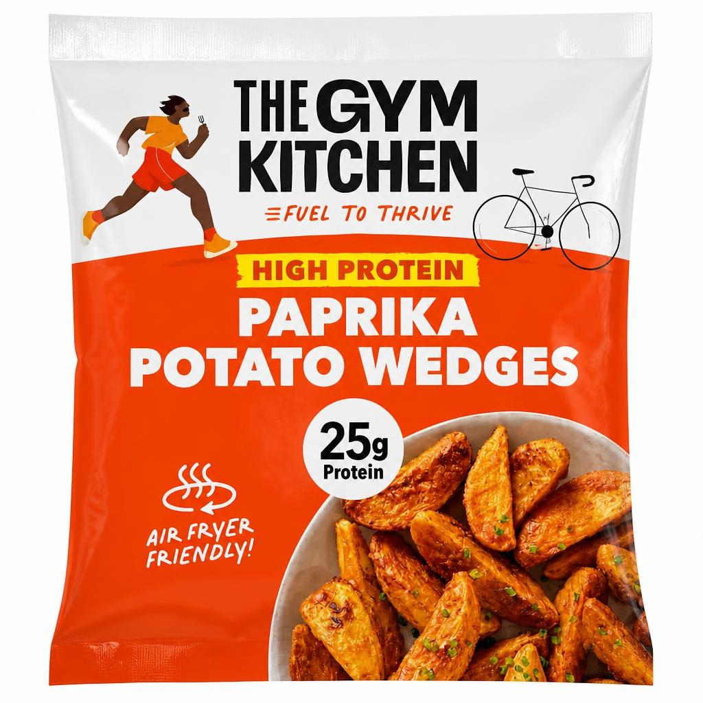 The Gym Kitchen High Protein Paprika Potato Wedges 500g