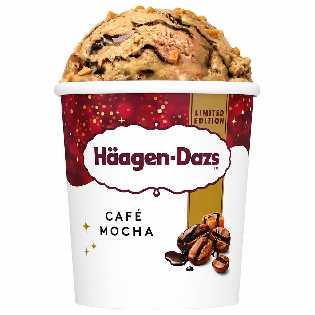 Häagen-Dazs Cafe Mocha Ice Cream Dessert Tub Limited Edition 420ml