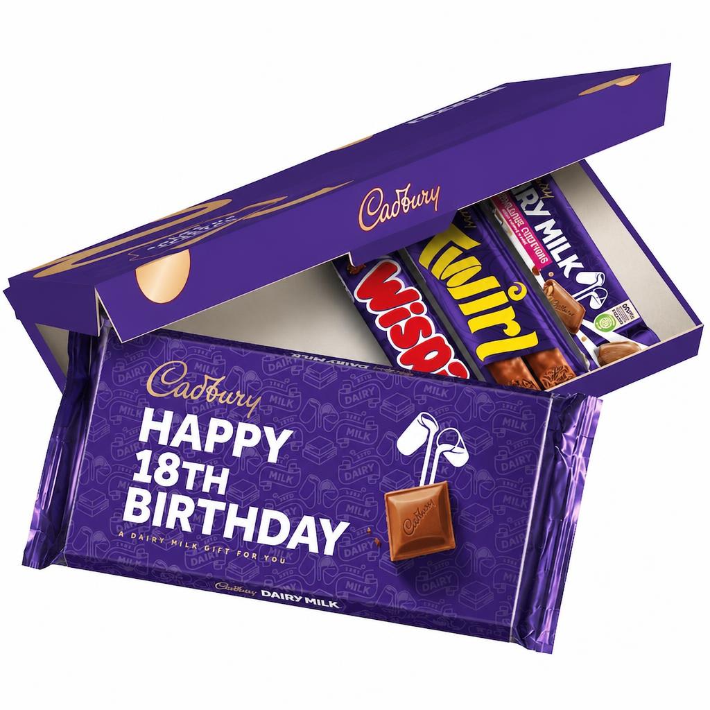Cadbury Happy 18th Birthday Letterbox Chocolate Gift