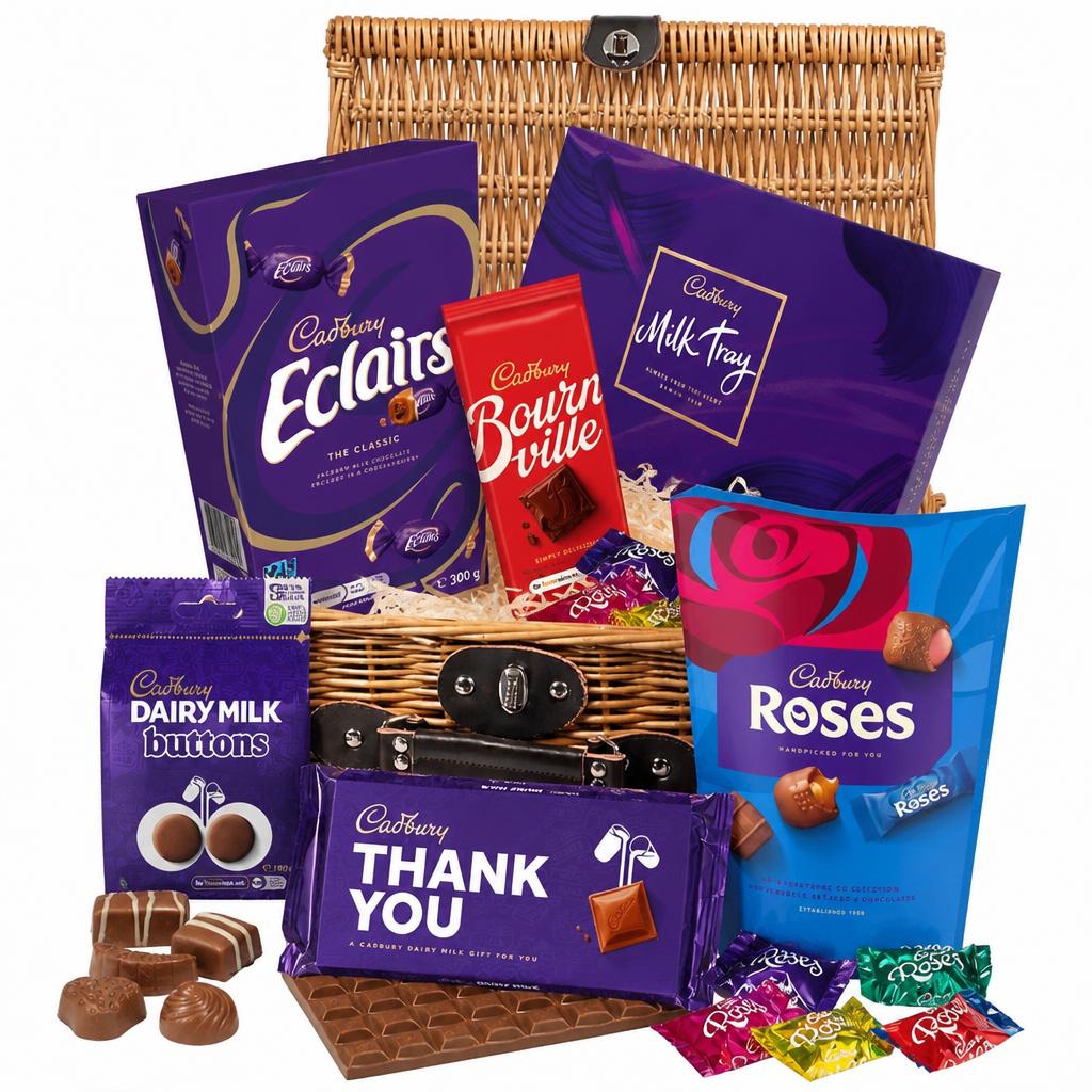 Cadbury "Thank You" Chocolate Basket
