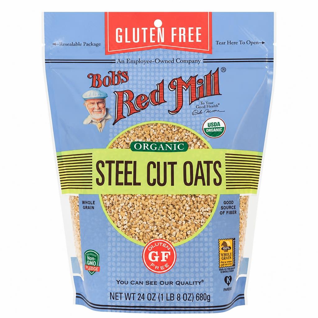 Bob's Red Mill Gluten Free Organic Steel Cut Oats 680g