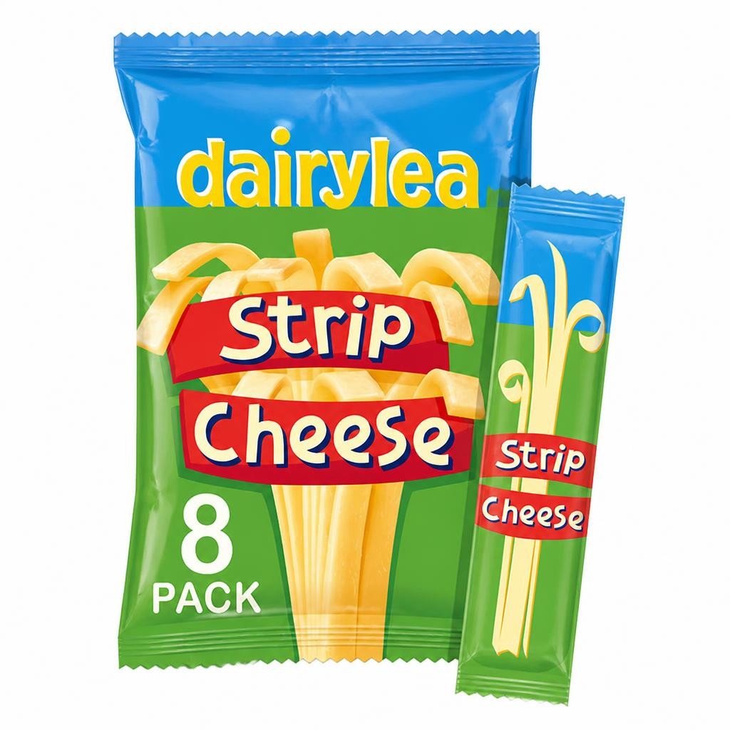 Dairylea Strip Cheese 8 x 17.5g
