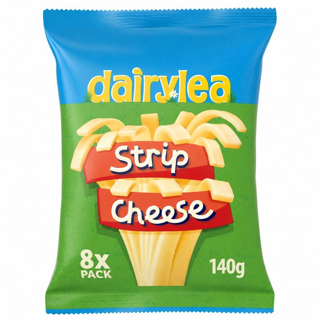 Dairylea Strip Cheese 8 x 17.5g