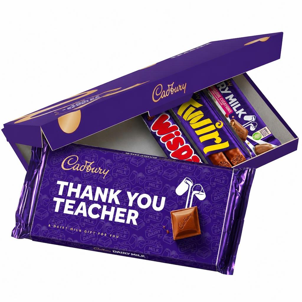 Cadbury Thank You Teacher Letterbox Chocolate Gift