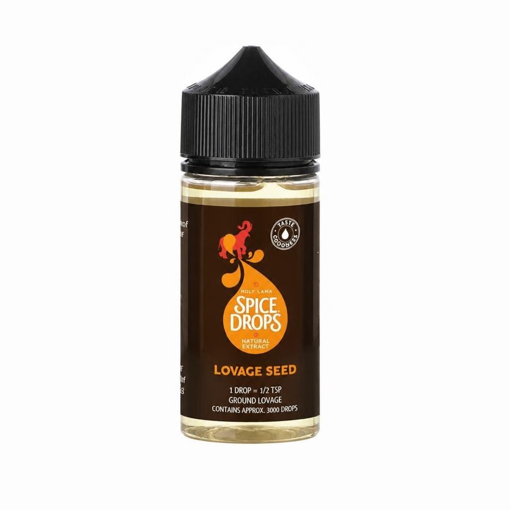 Spice Drops Lovage Seed Food Flavouring 100ml – Liquid Flavouring for Cooking, Soups & Recipes