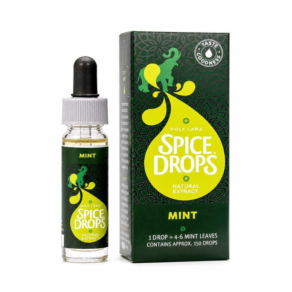 Spice Drops Mint Natural Extract 5ml – Flavoring for Drinks, Tea, Desserts & Baking