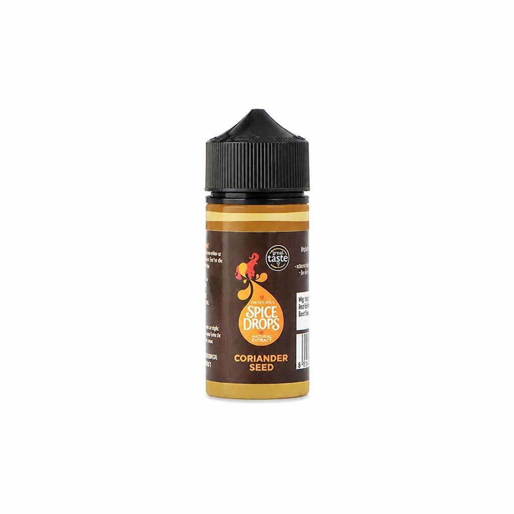Spice Drops Coriander Seed Food Flavouring 100ml – Liquid Flavouring for Cooking, Baking & Recipes
