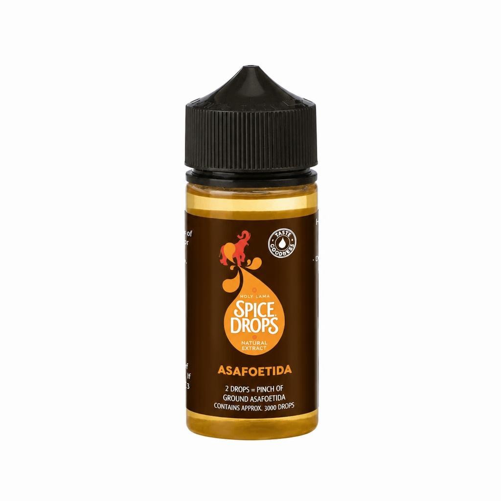 Spice Drops Asafoetida Food Flavouring 100ml – Liquid Flavouring for Cooking, Curries & Recipes