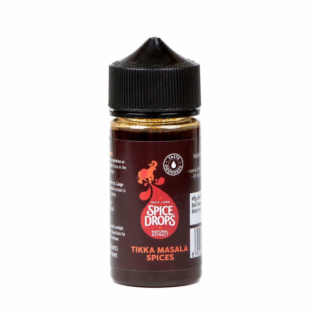 Spice Drops Tikka Masala Food Flavouring 100ml – Liquid Flavouring for Cooking, Curries & Recipes