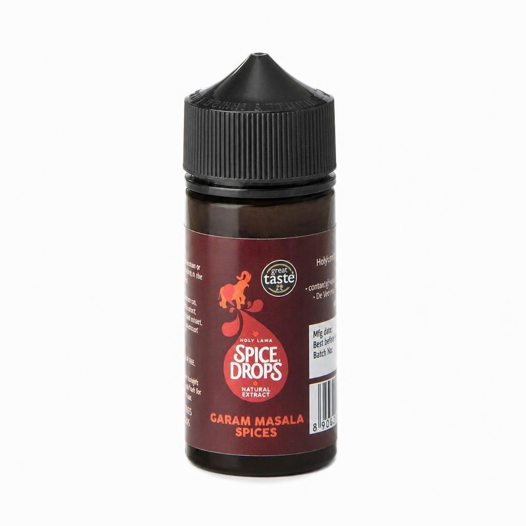 Spice Drops Garam Masala Food Flavouring 100ml – Liquid Flavouring for Cooking, Curries & Recipes