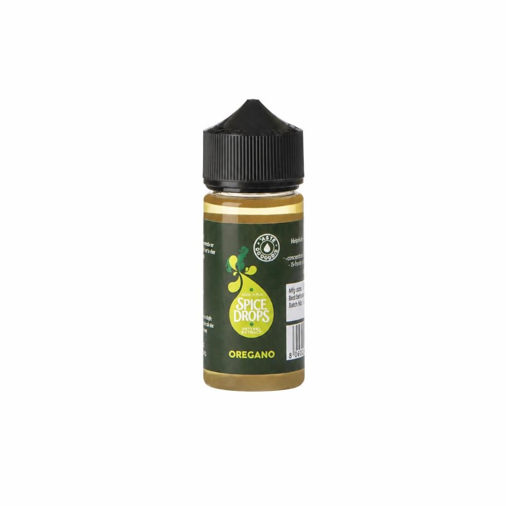 Spice Drops Oregano Natural Extract 100ml – Food Flavouring for Cooking, Sauces & Recipes | Vegan Friendly
