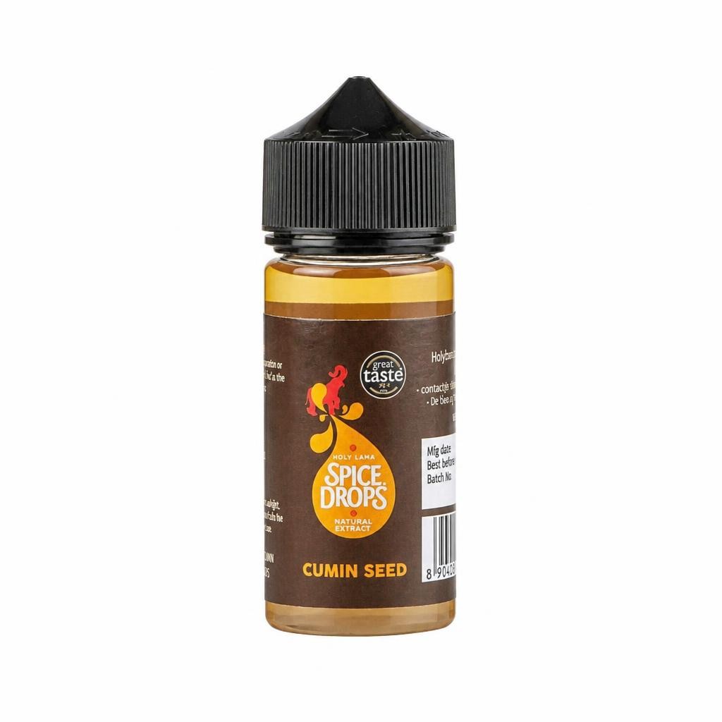 Spice Drops Cumin Seed Food Flavouring 100ml – Liquid Flavouring for Cooking, Curries & Recipes