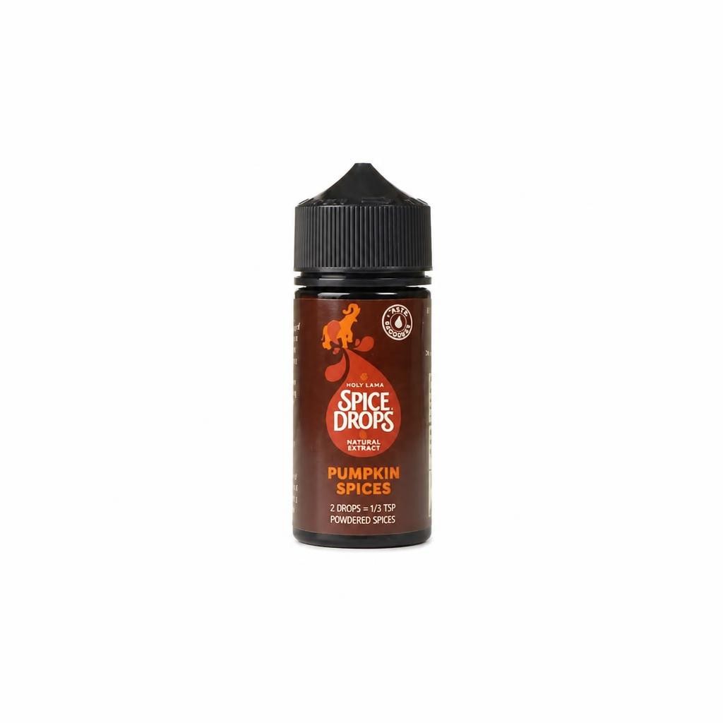 Spice Drops Pumpkin Spice Food Flavouring 100ml – Liquid Flavouring for Baking, Drinks & Desserts