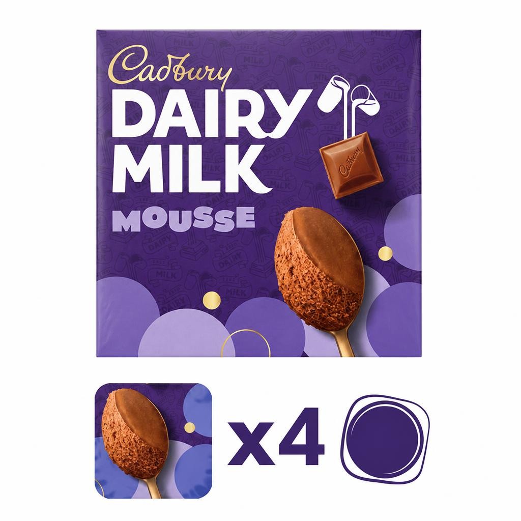 Cadbury Dairy Milk Mousse 4x45g