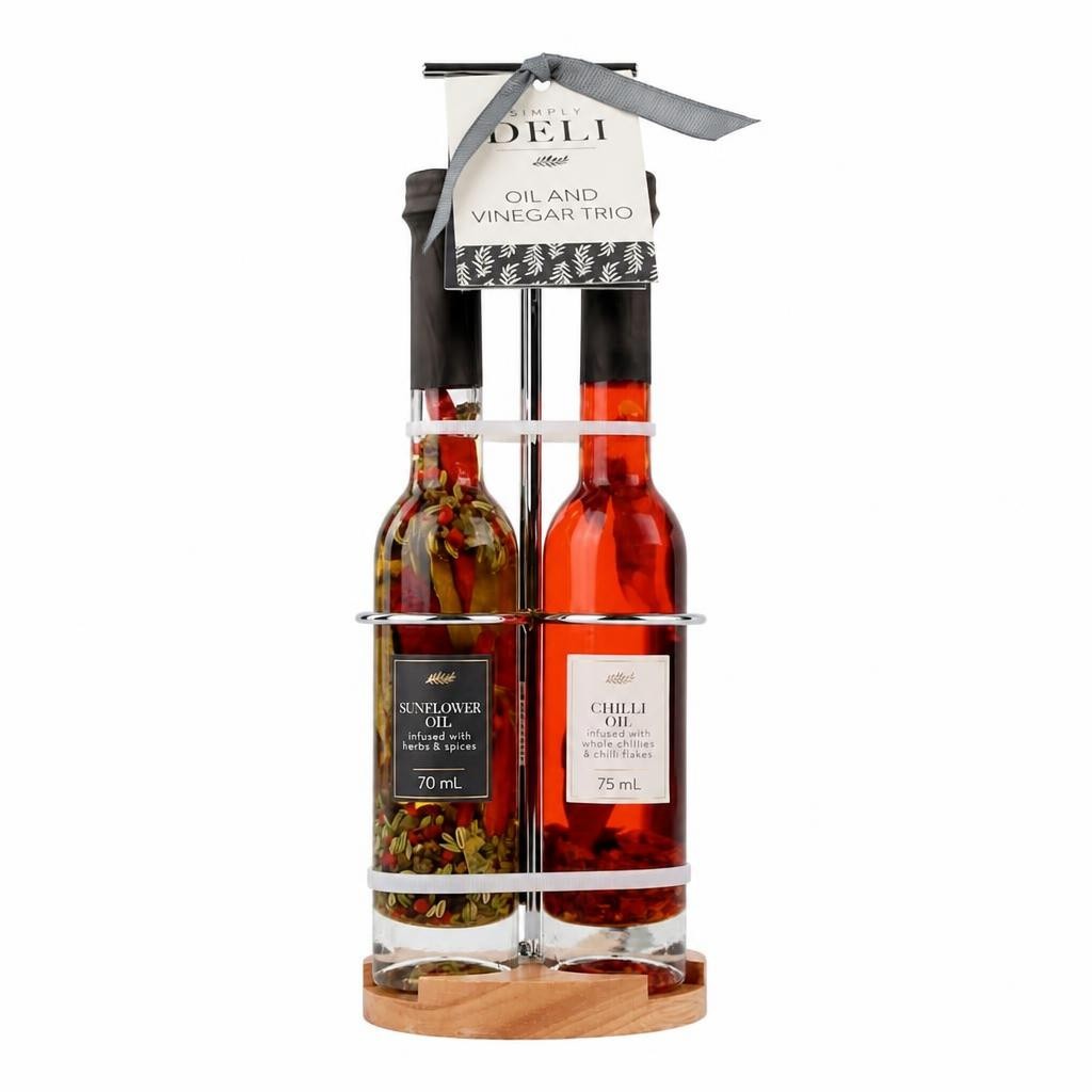 Kimm & Miller Deli Infused Oil & Vinegar Trio Gift Set
