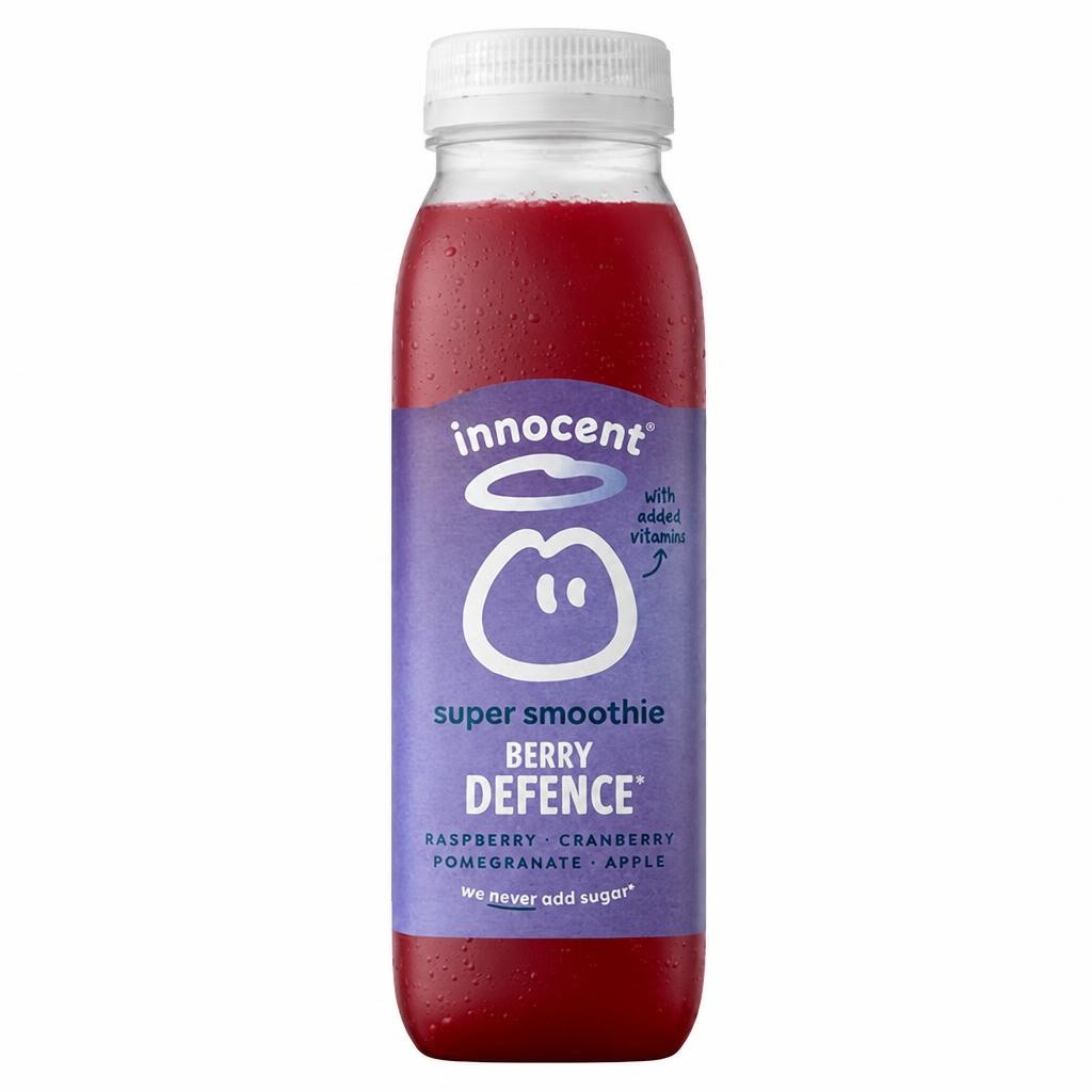 Innocent Berry Defence Super Smoothie, Raspberry Cranberry & Apple with Vitamins 300ml
