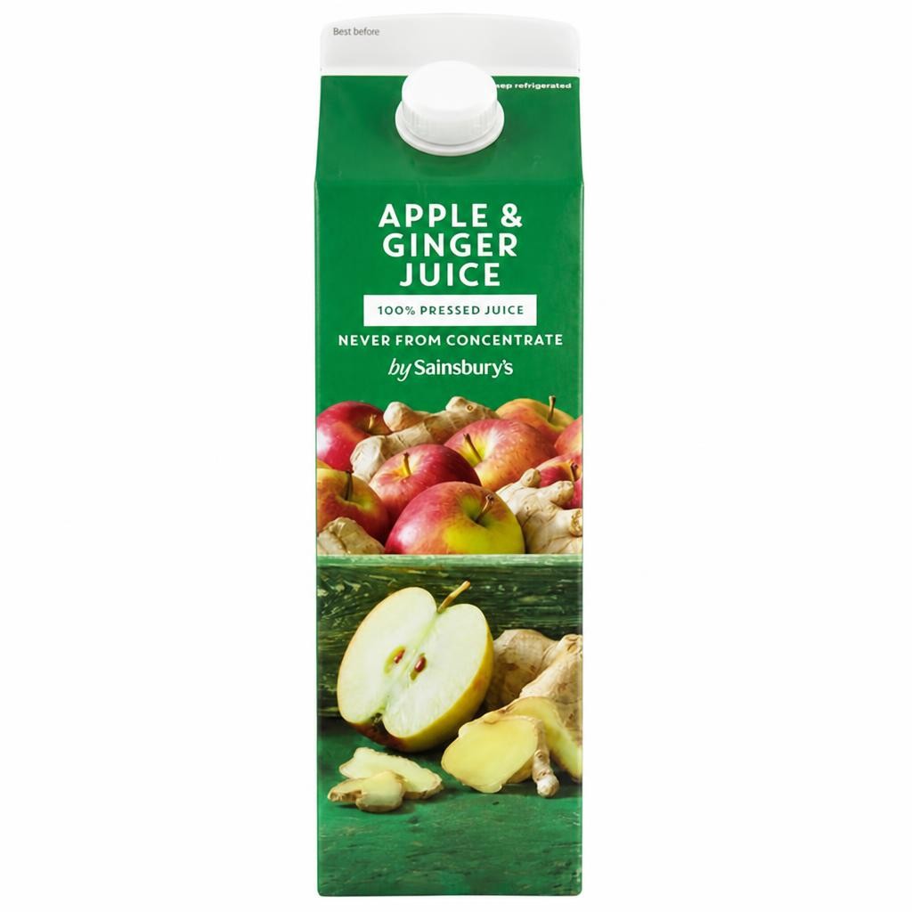Sainsbury's 1L Apple & Ginger Juice