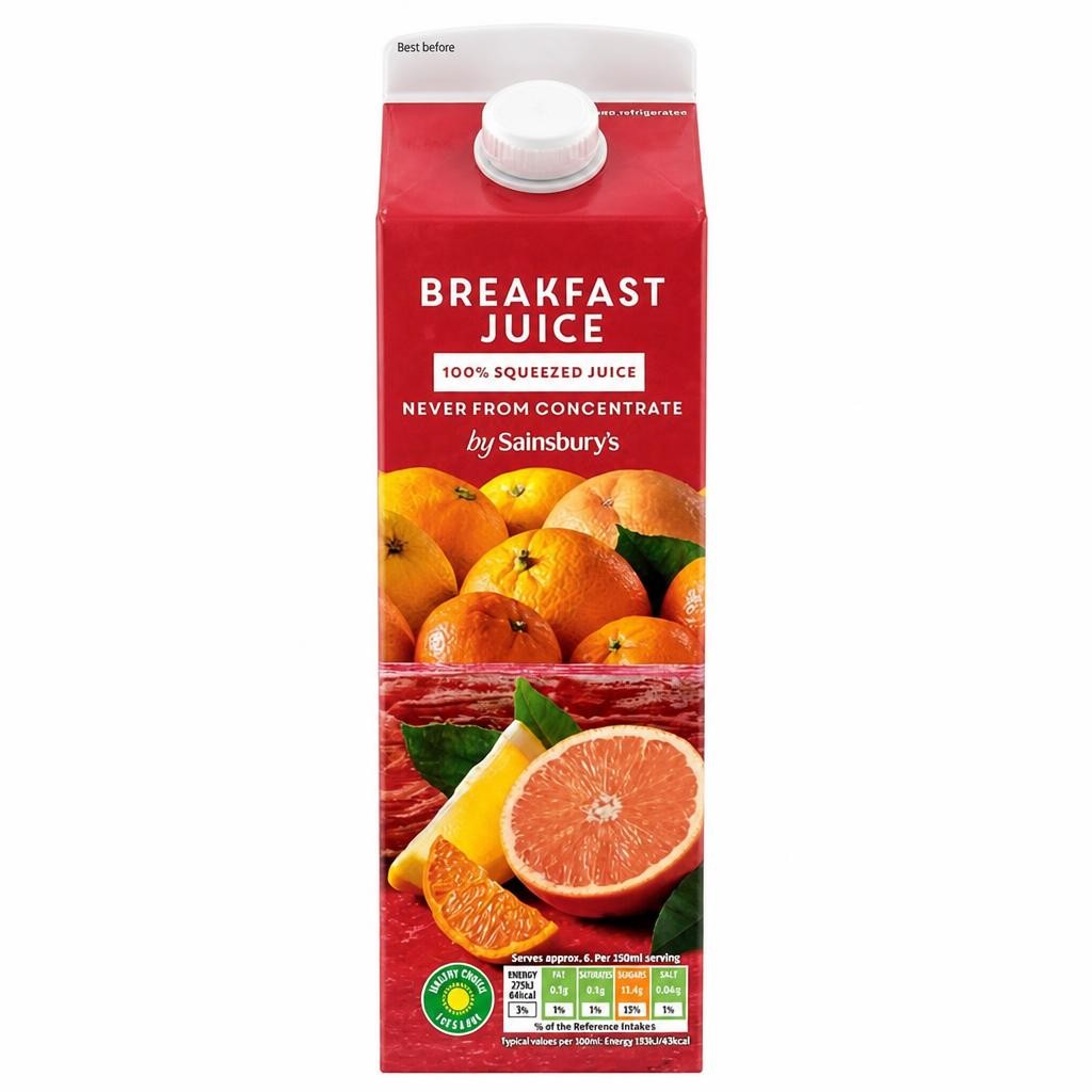 Sainsbury's 1L Breakfast Juice