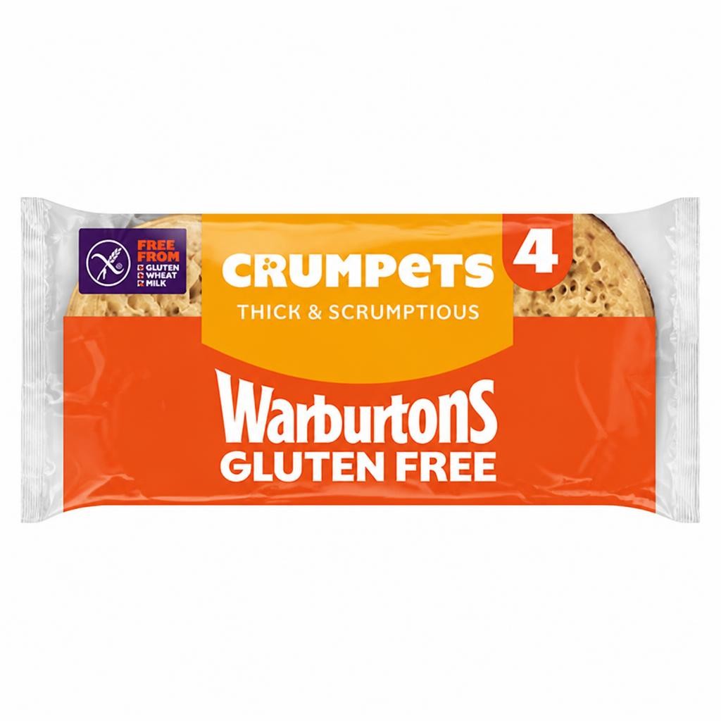 Warburtons Gluten Free Crumpets x4