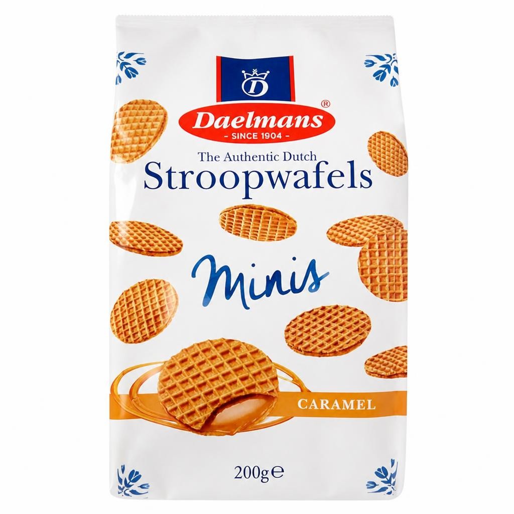 Daelmans Mini Caramel Stroopwafels 200g