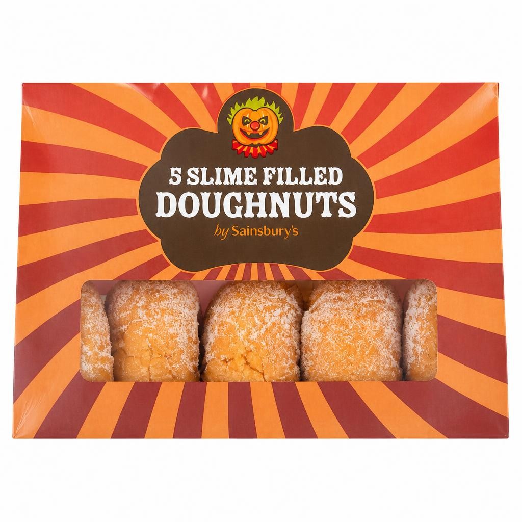 Sainsbury's 5 x Slime Filled Doughnuts