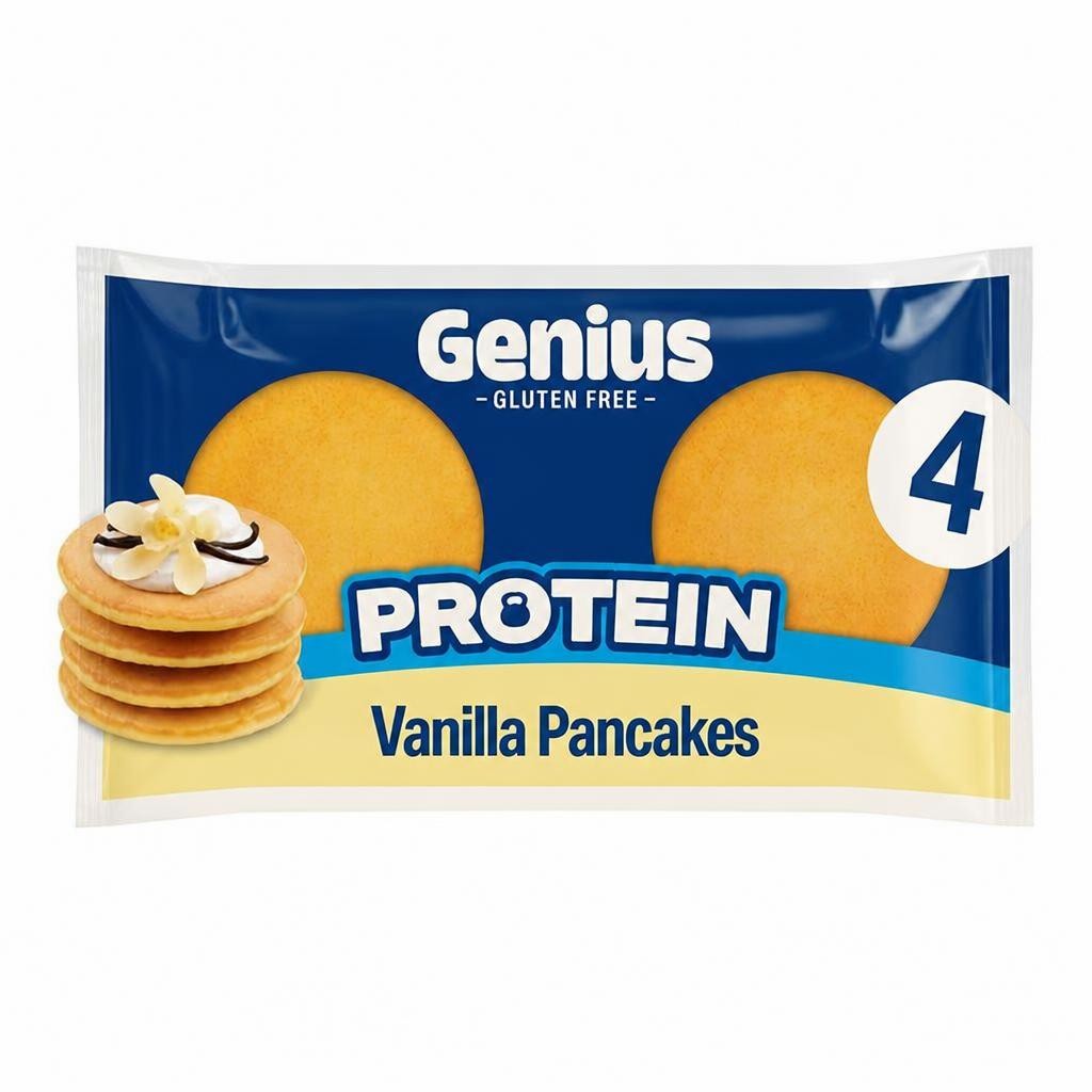 Genius 4 x Gluten Free Protein Vanilla Pancakes