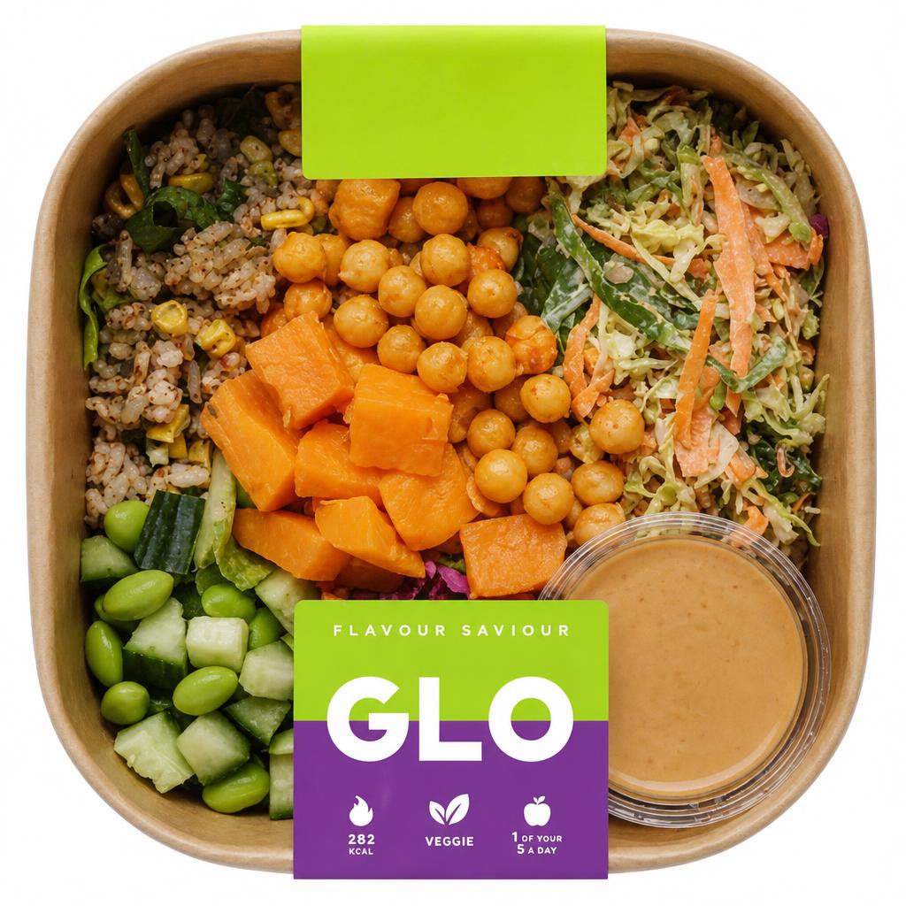 GLO Roasted Sweet Potato & Chickpea Salad
