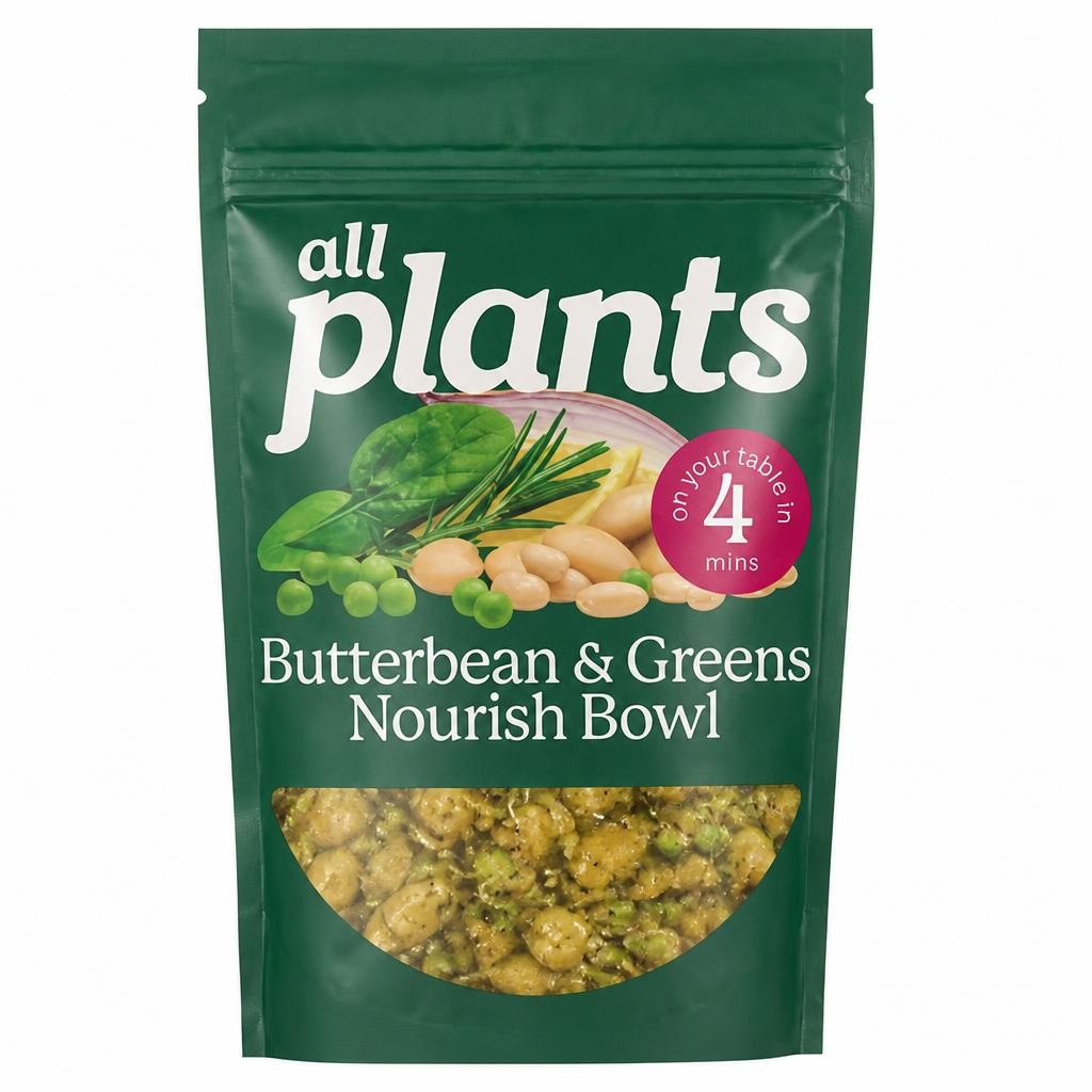 all plants Butterbean & Green Nourish Bowl
