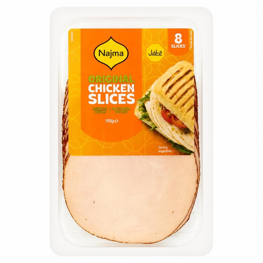 Najma Halal Sliced Chicken Breast 150g