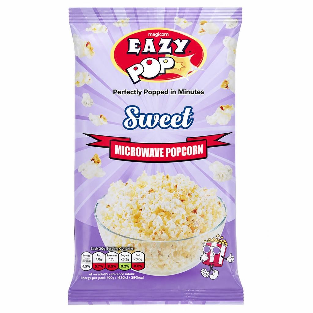 Eazypop Microwave Popcorn Sweet 100g