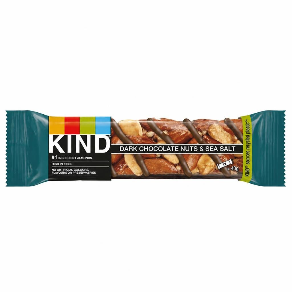 Kind Dark Chocolate Nuts & Sea Salt 40g