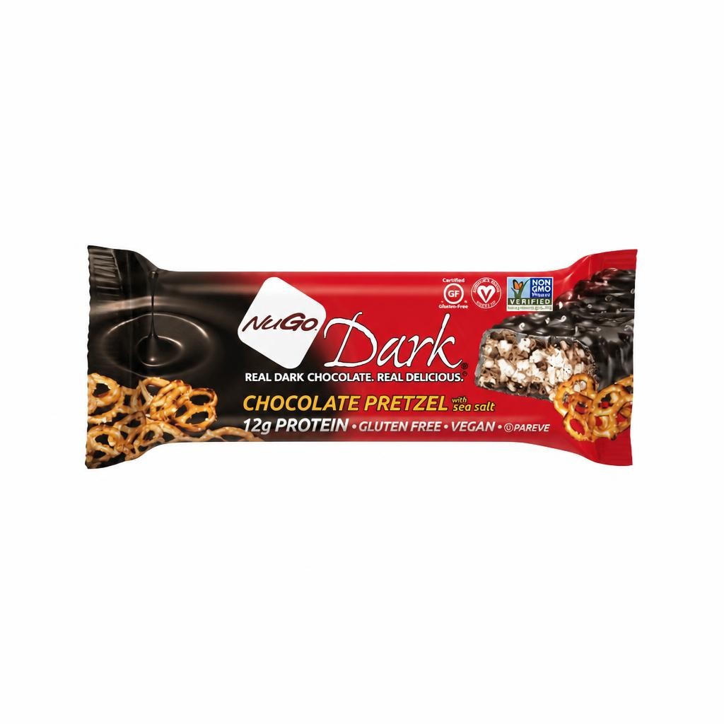 NuGo Dark Chocolate Pretzel - 12 Bars - 780g