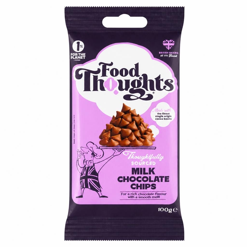 Food Thoughts 100g Milk Chocolate Chips