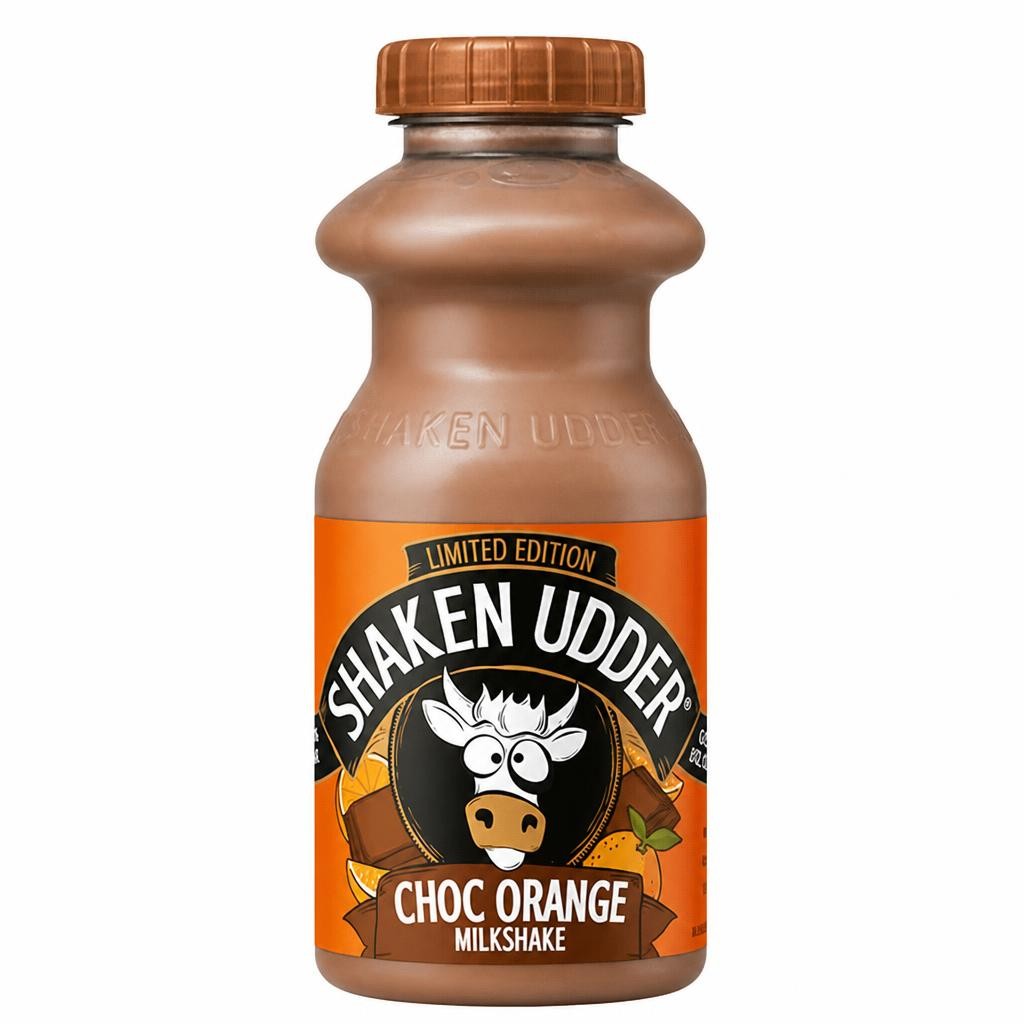 Shaken Udder 330ml Chocolate Orange Milkshake, Limited Edition